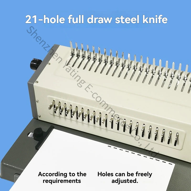 Binding Machine Comb - 21개의 구멍을 내는 빗 모양 제본기,