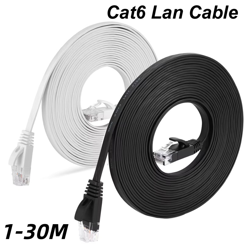 Power Over Ethernet - 1000Mbps 플랫 이더넷 Cat6 랜 10m