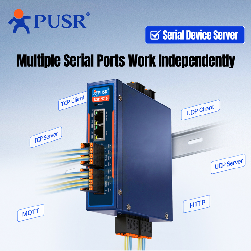 PUSR 산업용 RS485-이더넷 변환기 8/16 포트 - Power Over Ethernet 리뷰 및 가격