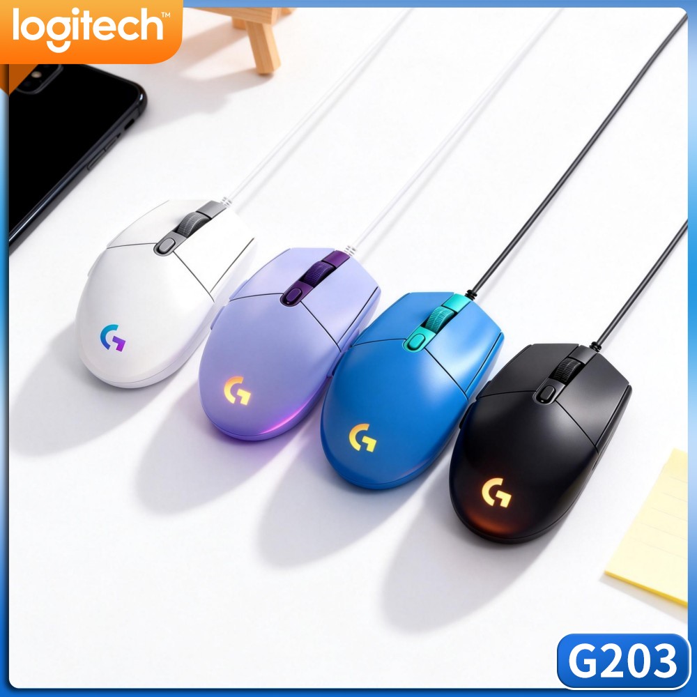 로지텍 G203 라이트싱크 유선 게이밍 마우스, 800 - Logitech Mouse G203 리뷰 및 가격
